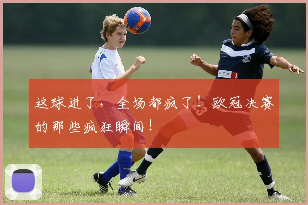 这球进了,全场都疯了!欧冠决赛的那些疯狂瞬间!